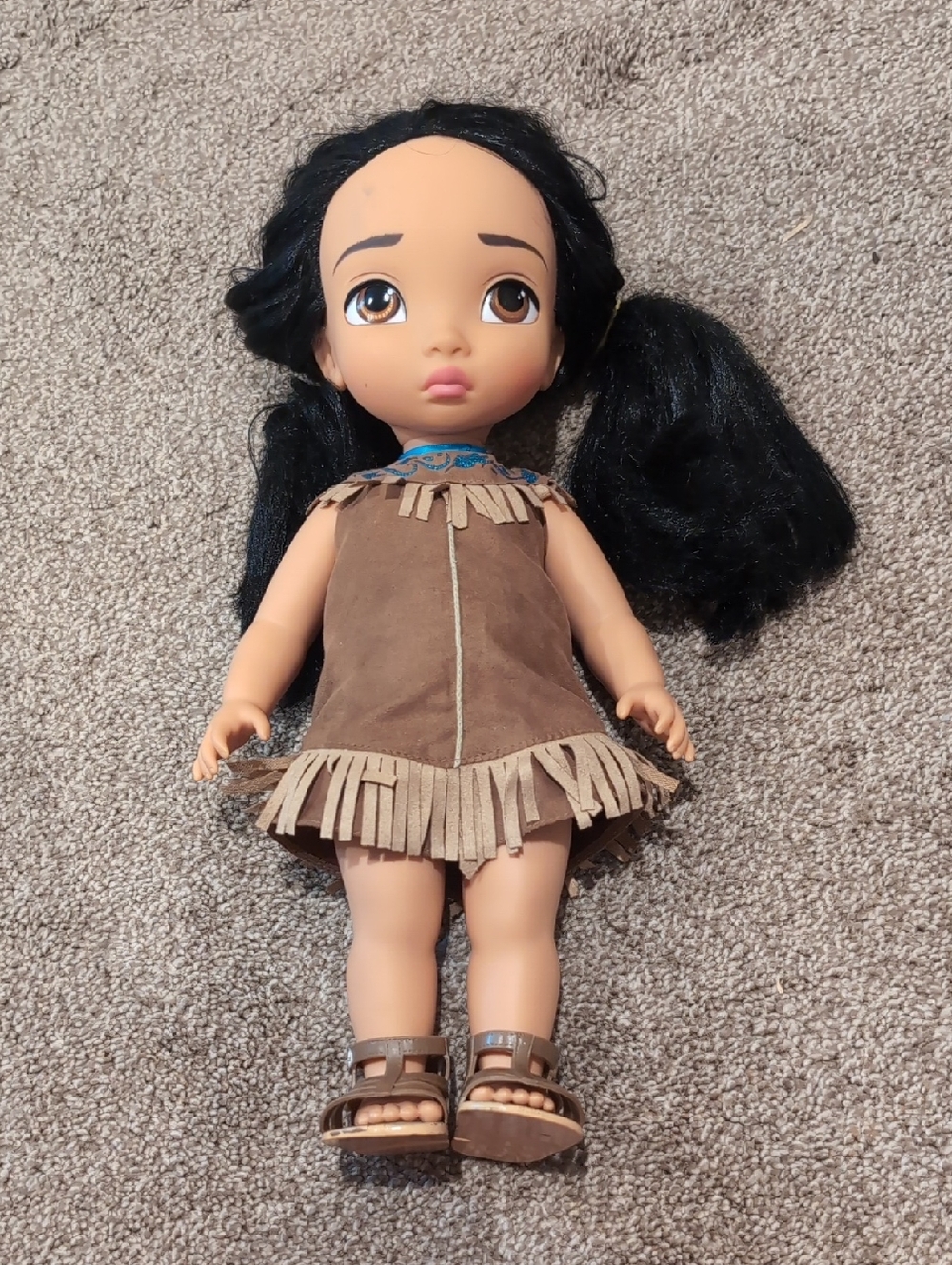 Pocahontas Doll with Black Hair - Kids Toys